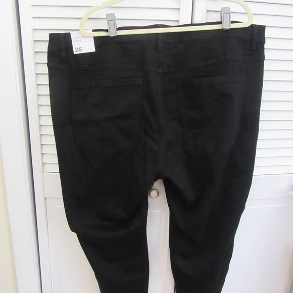 NWT! Lane Bryant On-The-Go Black Ankle Pants - Size 26 - Picture 8 of 10